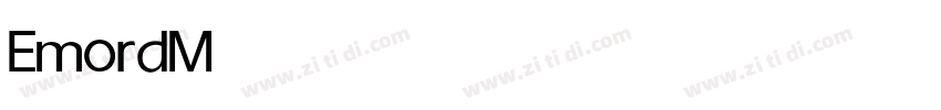 Emord Medium字体转换